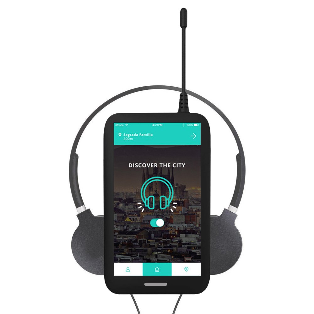 ODM 5.5inch Multimedia Tour Guide IR NFC RFID Android Translator Android Handheld Audio Guide Mobile